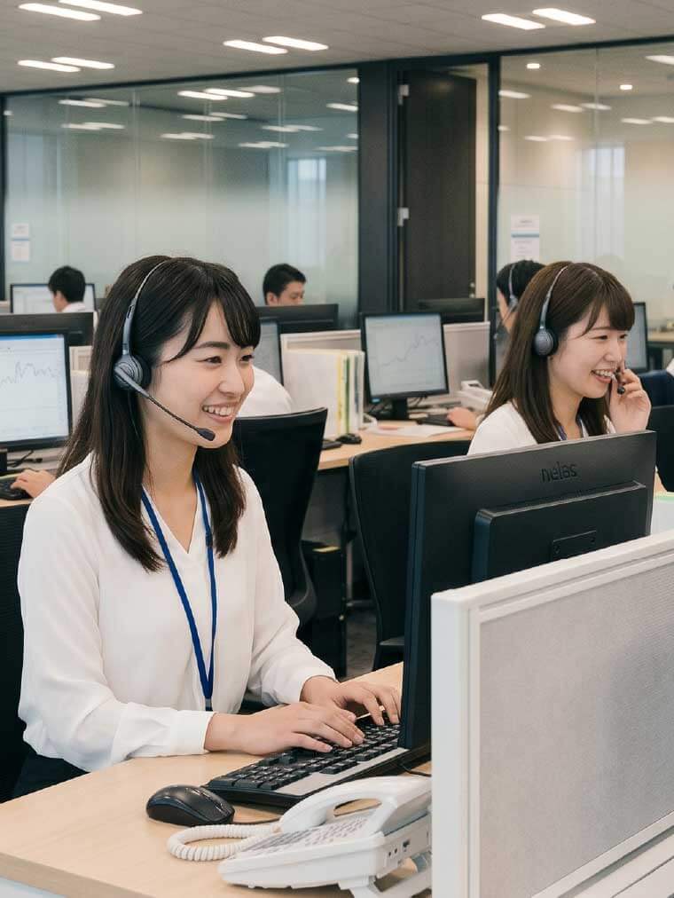 有料情報ご利用会員様専用のサポートデスクを完備